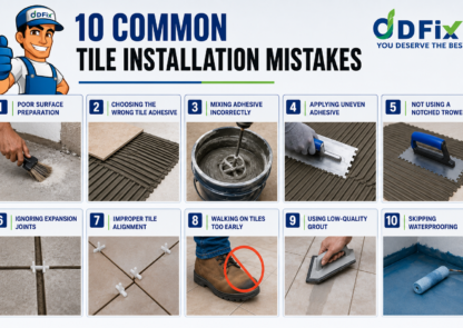 10 Common Tile Installation Mistakes